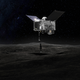 Artist’s concept of OSIRIS-REx collecting a sample from Bennu.
